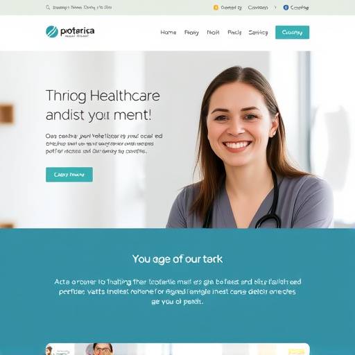 Screenshot of a user-friendly and informative website for a healthcare provider