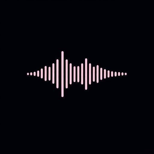 Sound design icon, a sound wave