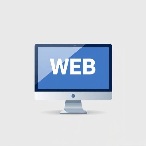 Web design icon, showing a computer screen with design elements